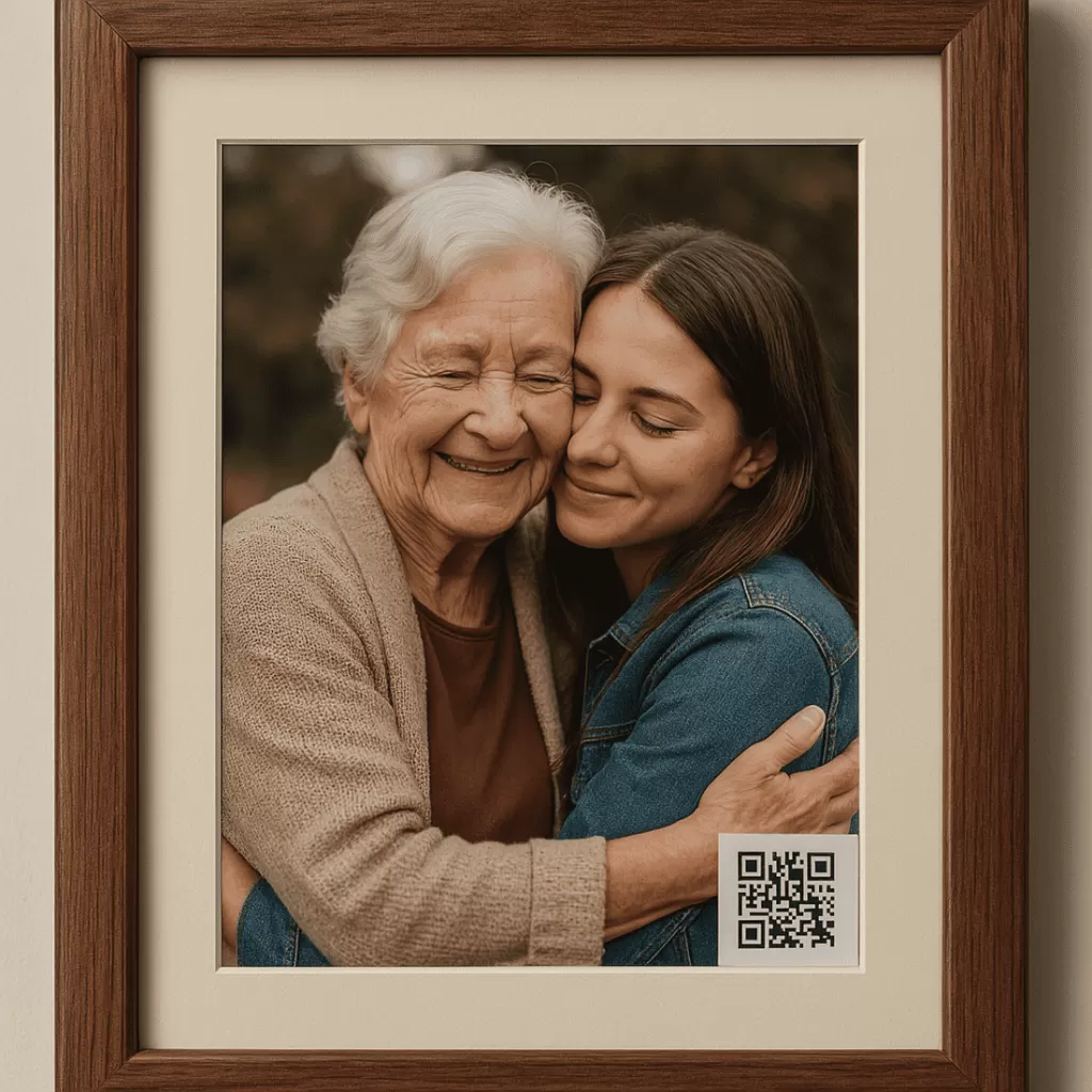 Rememberance gift - framed picture of grandmother